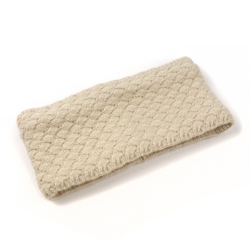 Cosy Cream Textured Knit Headband by Peace of Mind